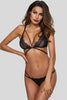 Candied Heart Bralette In Black Lace