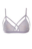 Sujetador Bralette Arnés Strappy Gris