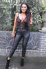 Black Triangle Lace Bodysuit