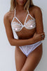 White Sheer Bralette Lingerie Set