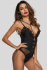 Black Lingerie Lace Bodysuit