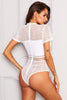 White Melted Heart Bodysuit