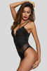 Black Lingerie Lace Bodysuit