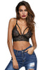 Sexy Scalloped Lace Strappy Caged Lingerie Bra