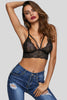 Sexy Scalloped Lace Strappy Caged Lingerie Bra